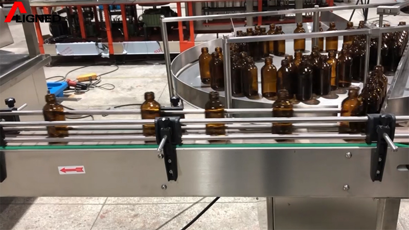 Automatic Liquid Filling, Capping and Labeling Line